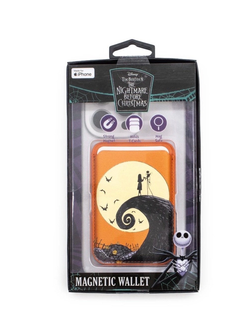 Disney Tim Burton’s The Nightmare Before Christmas iPhone Magnetic Wallet NIB